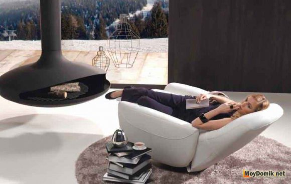 Панорамные и подвесные камины Панорамные и подвесные камины