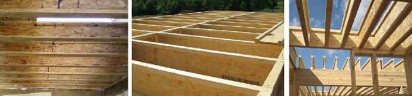 Деревянные двутавровые балки перекрытия Деревянные двутавровые балки перекрытия