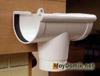 Установка водосточных воронок