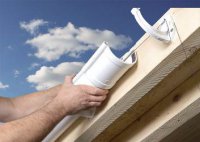 Монтаж соединителя желоба