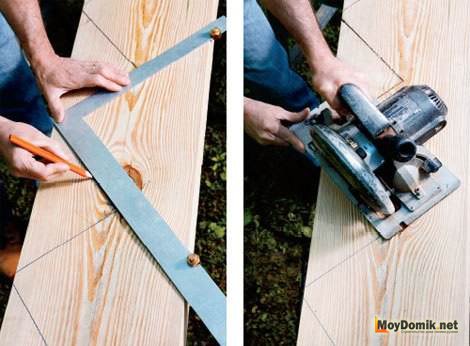 Изготовление косоура