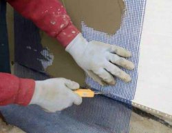 Монтаж армирующей сетки