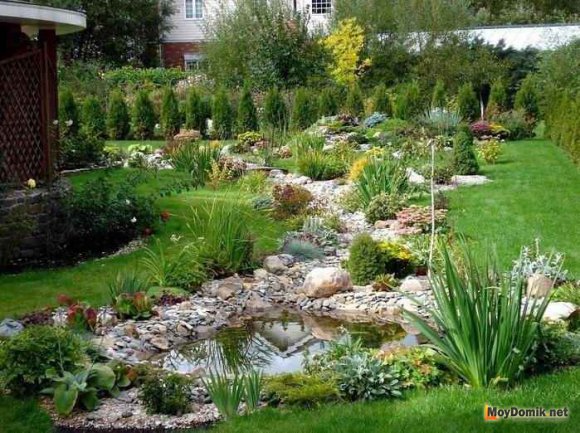 Сухой ручей своими руками