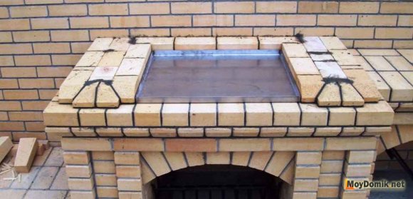 Порядовка барбекю - поддон Порядовка барбекю - поддон