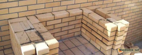 Кладка барбекю из кирпича - 18-й ряд Кладка барбекю из кирпича - 18-й ряд