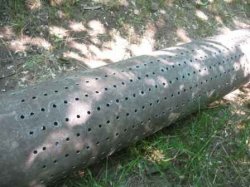 Фильтр для скважины - высверливание отверстий