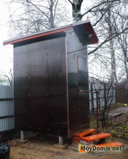 Летний душ из поликарбоната