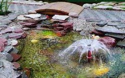 Оформление искусственного пруда