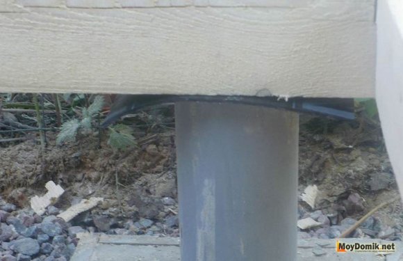 Гидроизоляция под деревянные балки каркаса Гидроизоляция под деревянные балки каркаса