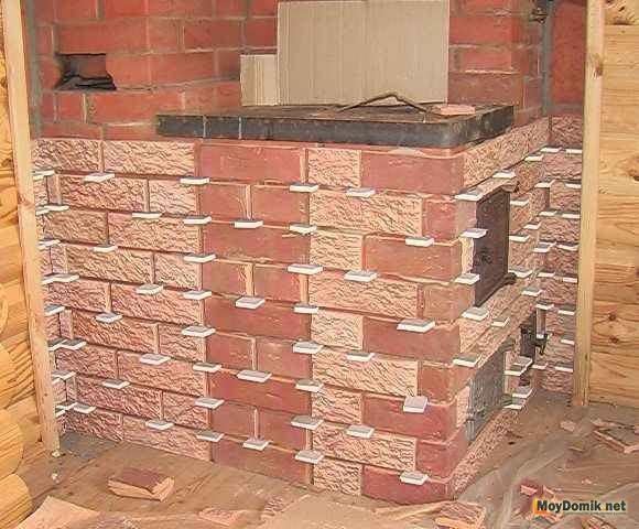 Инструкция по облицовке печей и каминов плиткой – декоративная отделка старой и новой печи