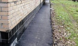 Отмостка из асфальта