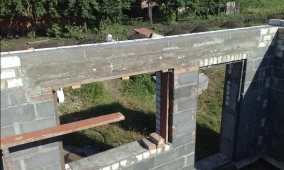 Усиление проемов уголком Усиление проемов уголком