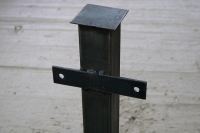 Столбики для забора из профнастила