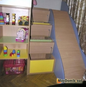 Детская горка в комнате Детская горка в комнате