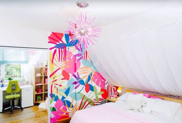 Текстиль в комнате для девочки Текстиль в комнате для девочки