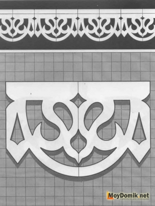 Шаблон наличников на окна - 2 Шаблон наличников на окна - 2