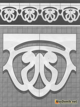 Шаблон наличников на окна - 6 Шаблон наличников на окна - 6