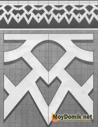 Шаблон наличников на окна - 8 Шаблон наличников на окна - 8