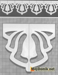 Шаблон наличников на окна - 13 Шаблон наличников на окна - 13