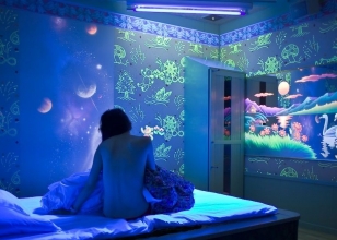 Флуоресцентные стеновые обои Флуоресцентные стеновые обои