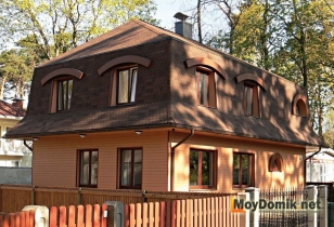 Дом с мансардным этажом Дом с мансардным этажом