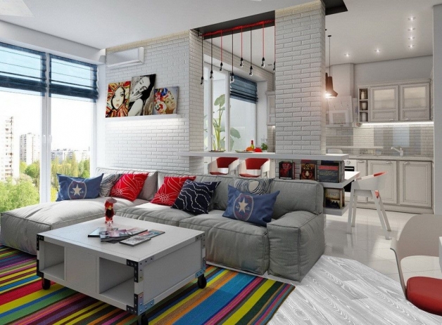 Современный интерьер в скандинавском стиле Современный интерьер в скандинавском стиле