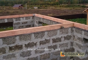 Мауэрлат по арболиту Мауэрлат по арболиту