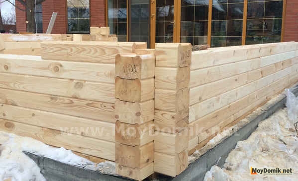 Профилированный брус – характеристики, виды, размеры