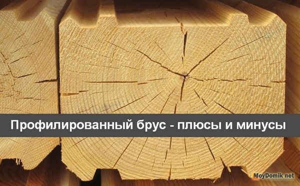 Плюсы и минусы профилированного бруса для строительства частного дома