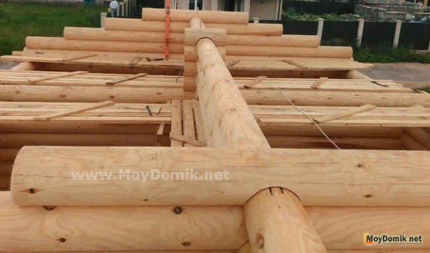 Строительство дома из оцилиндрованного бревна – технология сборки бревенчатого сруба